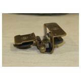 43 Brass Tone Double Demountable Cabinet Hinges