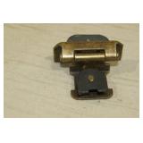 43 Brass Tone Double Demountable Cabinet Hinges