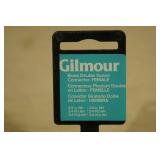 10 Gilmour 3/4" Brass Double Swivel Hose Connectors