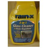 6 Spray Bottles of Rain-X 2-in-1 Glass Cleaner