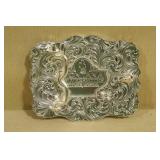 Montana Silversmiths Large Belt Buckle - Christian Cowboy