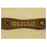 Youth Leather Belt with Buckle and Conchos