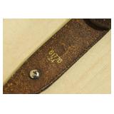 Youth Leather Belt with Buckle and Conchos
