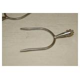 3 Spurs - One with Leather Strap and Chain