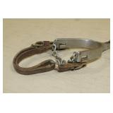 3 Spurs - One with Leather Strap and Chain