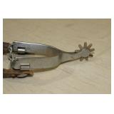 3 Spurs - One with Leather Strap and Chain