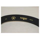 Boston Black Leather Belt - 36"