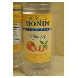 4 Bottles of Le Sirop de Monin Triple Sec