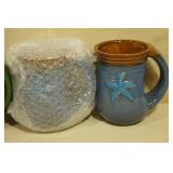 8 Coffee Mugs - Stoneware, Camping, Outdoors