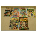 DC Comic Books - H for Hero, Tarzan, Hawkman, Justice League