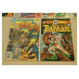 DC Comic Books - H for Hero, Tarzan, Hawkman, Justice League