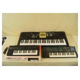 3 Yamaha Electric Keyboards