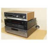 Vintage Home Audio - JVC Receiver, Panasonic 8-Track Player