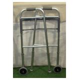 Guardian Folding Walker and Set of Crutches