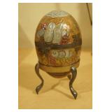 Brass Décor - Enameled Egg