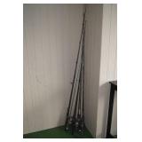 Vintage Fishing Rods with Closed Face Reels