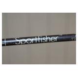 Vintage Fishing Rods with Spinning and Baitcaster Reels