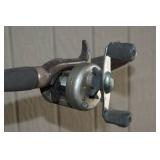 Vintage Fishing Rods with Spinning and Baitcaster Reels