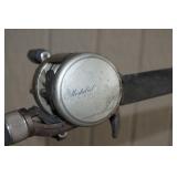 Vintage Fishing Rods with Spinning and Baitcaster Reels
