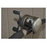 Vintage Fishing Rods with Spinning and Baitcaster Reels
