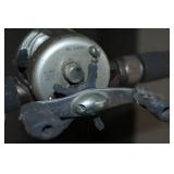 Vintage Fishing Rods with Spinning and Baitcaster Reels