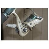 Vintage Fishing Rods with Spinning and Baitcaster Reels