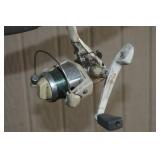 Vintage Fishing Rods with Spinning and Baitcaster Reels