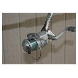 Vintage Fishing Rods with Spinning and Baitcaster Reels