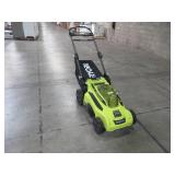 Ryobi 20 in. 40-Volt Brushless Lithium-Ion Cordless Battery Walk Behind Push Lawn Mower (Tool Only) RY401011BTLVNM