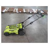Ryobi 20 in. 40-Volt Brushless Lithium-Ion Cordless Battery Walk Behind Push Lawn Mower RY401011BTLVNM
