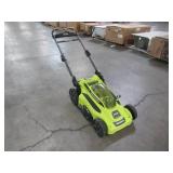 Ryobi 20 in. 40-Volt Brushless Lithium-Ion Cordless Battery Walk Behind Push Lawn Mower RY401011BTLVNM