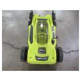 Ryobi 20 in. 40-Volt Brushless Lithium-Ion Cordless Battery Walk Behind Push Lawn Mower RY401011BTLVNM