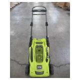 Ryobi 20 in. 40-Volt Brushless Lithium-Ion Cordless Battery Walk Behind Push Lawn Mower RY401011BTLVNM