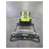 Ryobi 20 in. 40-Volt Brushless Lithium-Ion Cordless Battery Walk Behind Push Lawn Mower RY401011BTLVNM