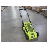 Ryobi 20 in. 40-Volt Brushless Lithium-Ion Cordless Battery Walk Behind Push Lawn Mower RY401011BTLVNM