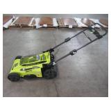 Ryobi 20 in. 40-Volt Brushless Lithium-Ion Cordless Battery Walk Behind Push Lawn Mower RY401011BTLVNM