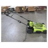 Ryobi 20 in. 40-Volt Brushless Lithium-Ion Cordless Battery Walk Behind Push Lawn Mower RY401011BTLVNM