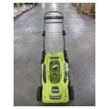 Ryobi 20 in. 40-Volt Brushless Lithium-Ion Cordless Battery Walk Behind Push Lawn Mower RY401011BTLVNM