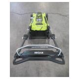 Ryobi 20 in. 40-Volt Brushless Lithium-Ion Cordless Battery Walk Behind Push Lawn Mower RY401011BTLVNM