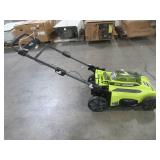 Ryobi 20 in. 40-Volt Brushless Lithium-Ion Cordless Battery Walk Behind Push Lawn Mower RY401011BTLVNM