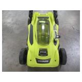 Ryobi 20 in. 40-Volt Brushless Lithium-Ion Cordless Battery Walk Behind Push Lawn Mower RY401011BTLVNM