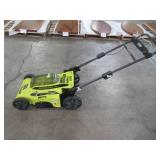 Ryobi 20 in. 40-Volt Brushless Lithium-Ion Cordless Battery Walk Behind Push Lawn Mower RY401011BTLVNM
