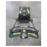 Ryobi 20 in. 40-Volt 6.0 Ah Lithium-Ion Battery Brushless Cordless Walk Behind Self-Propelled Lawn Mower RY401120-Y