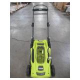 Ryobi 20 in. 40-Volt Brushless Lithium-Ion Cordless Battery Walk Behind Push Lawn Mower RY401011BTLVNM