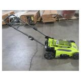 Ryobi 20 in. 40-Volt Brushless Lithium-Ion Cordless Battery Walk Behind Push Lawn Mower RY401011BTLVNM