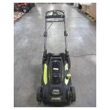 Ryobi 20 in. 40-Volt 6.0 Ah Lithium-Ion Battery Brushless Cordless Walk Behind Self-Propelled Lawn Mower RY401120-Y