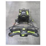 Ryobi 20 in. 40-Volt 6.0 Ah Lithium-Ion Battery Brushless Cordless Walk Behind Self-Propelled Lawn Mower RY401120-Y