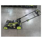 Ryobi 20 in. 40-Volt 6.0 Ah Lithium-Ion Battery Brushless Cordless Walk Behind Self-Propelled Lawn Mower RY401120-Y