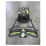 Ryobi 20 in. 40-Volt 6.0 Ah Lithium-Ion Battery Brushless Cordless Walk Behind Self-Propelled Lawn Mower RY401120-Y