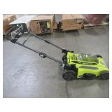 Ryobi 20 in. 40-Volt Brushless Lithium-Ion Cordless Battery Walk Behind Push Lawn Mower RY401011BTLVNM
